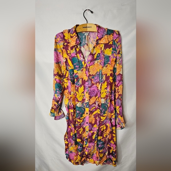 Sundance Cordova Dress Vibrant Boho Festival Midi Size XXL - Picture 9 of 15